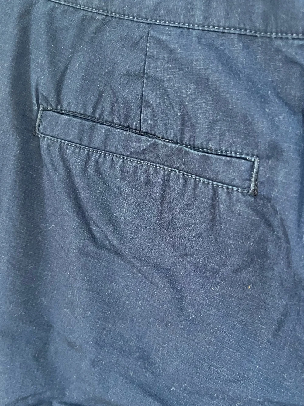 Lauren Ralph Lauren Navy Blue Belted Utility Cargo Shorts Coastal Preppy SZ 12
